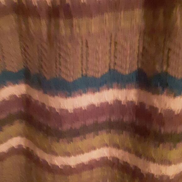 VINTAGE FREE PEOPLE STRIPED RETRO 70's STYLE BOHEMIAN SWEATER S - Picture 5 of 6